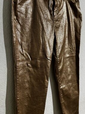 Metallic Skinny Pants Chicos
